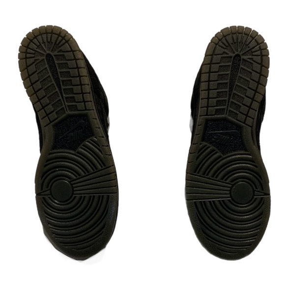 Nike By You Dunk Low Black Suede Size 10.5 No Box Top - Picture 4 of 6